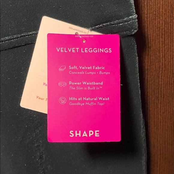 SPANX Dark Teal High-Rise Leggings - Picture 3 of 3